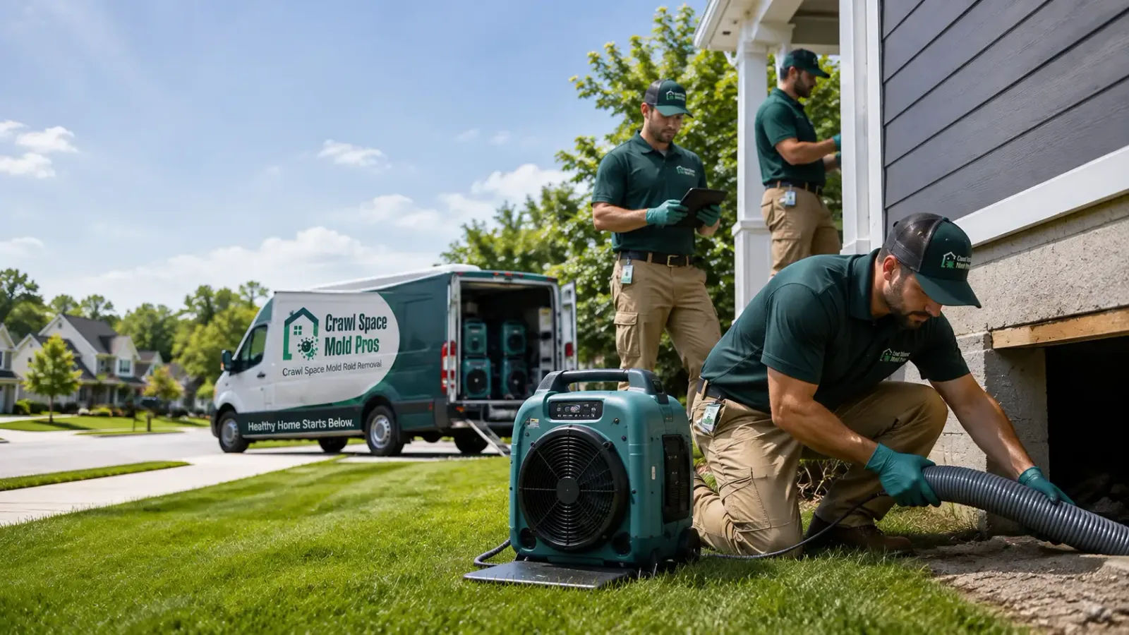 Crawl Space Mold Removal in Feesburg, OH